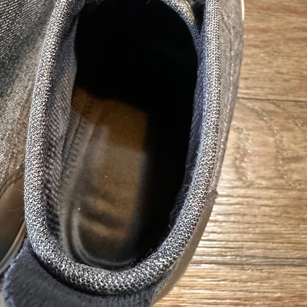 Andrew Marc Reade Textile Chukka Fashion Sneakers Charcoal Mens 10‎
